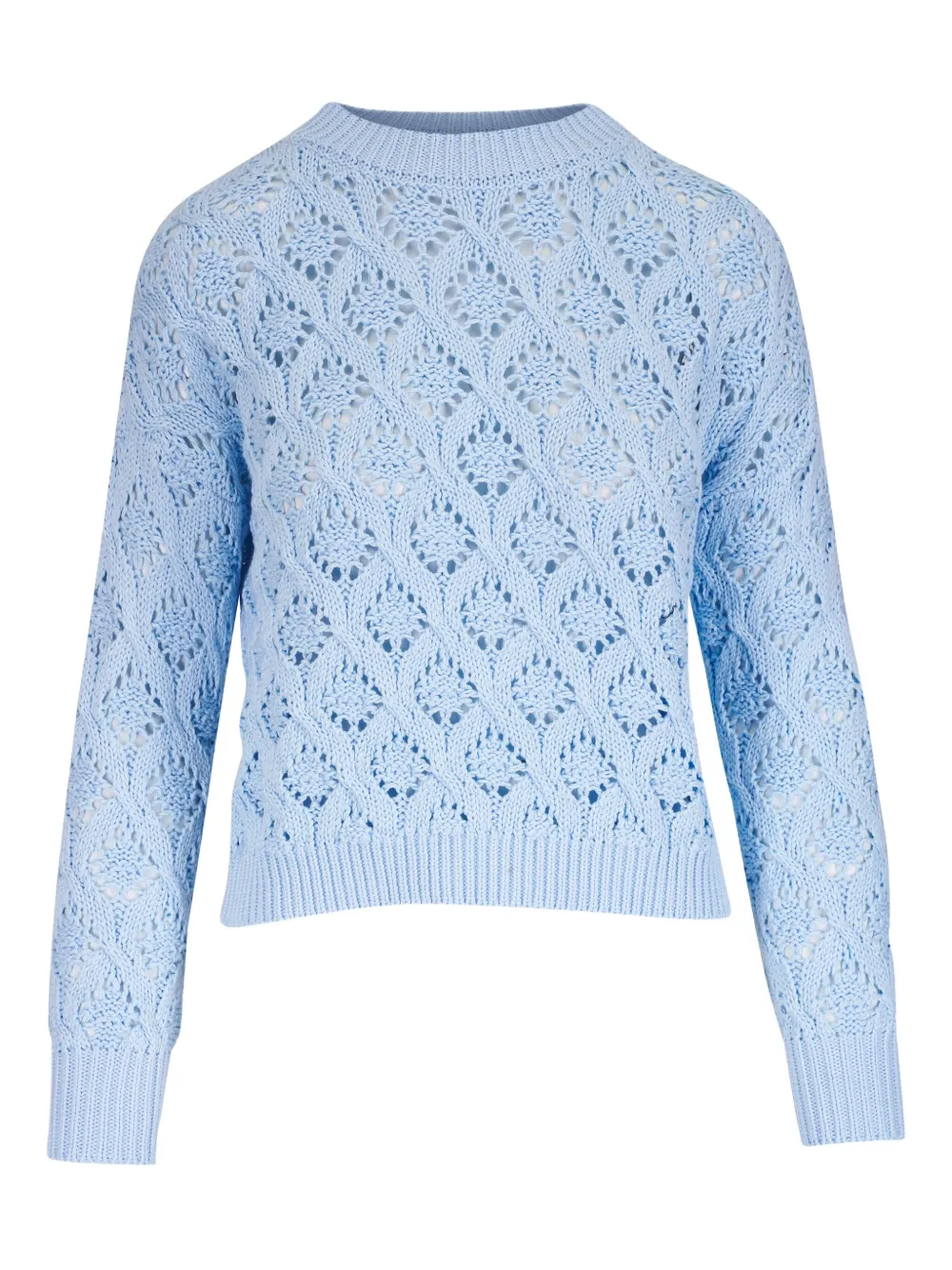 open-knit jumper