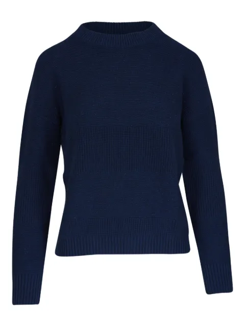 Kinross Cashmere ribbed-detail jumper