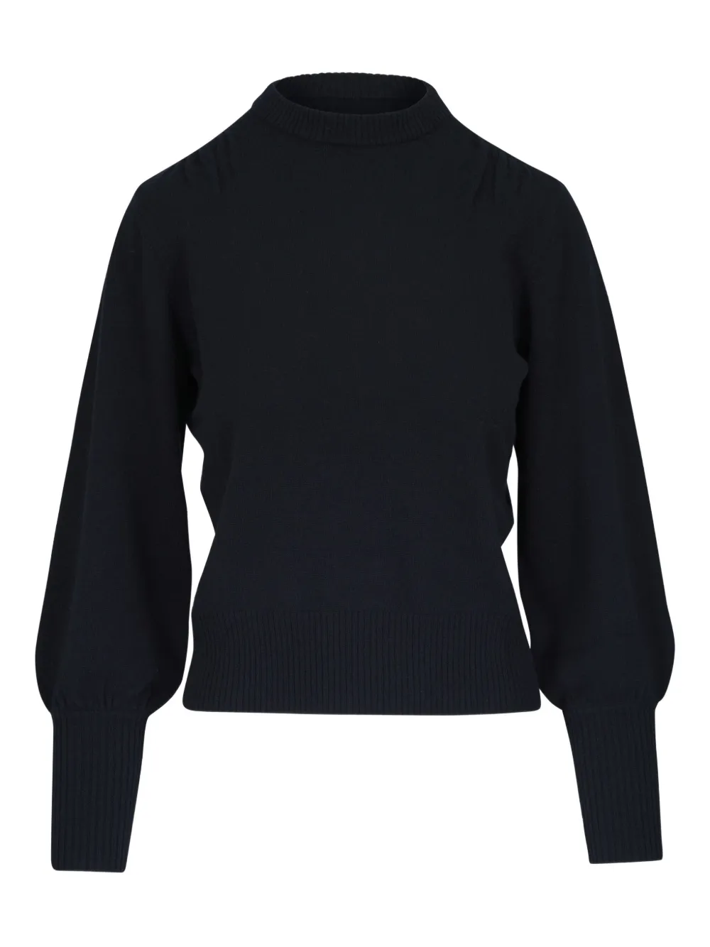 mock-neck jumper