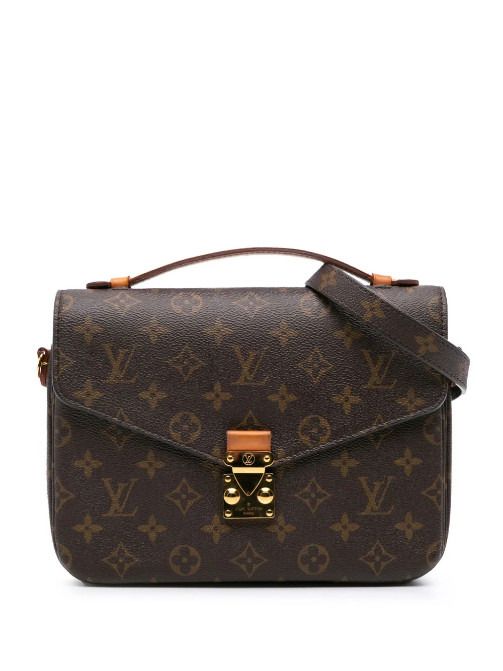 Louis Vuitton Pre-Owned 2021 モノグラム ポシェット メティス サッチェルバッグ - ブラウン Louis Vuitton Pre-Owned 2021 モノグラム ポシェット メティス サッチェルバッグ - ブラウン