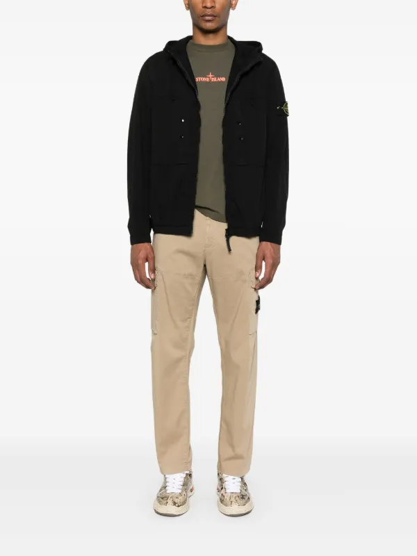 Stone Island コンパスバッジ パンツ | ニュートラル | FARFETCH JP