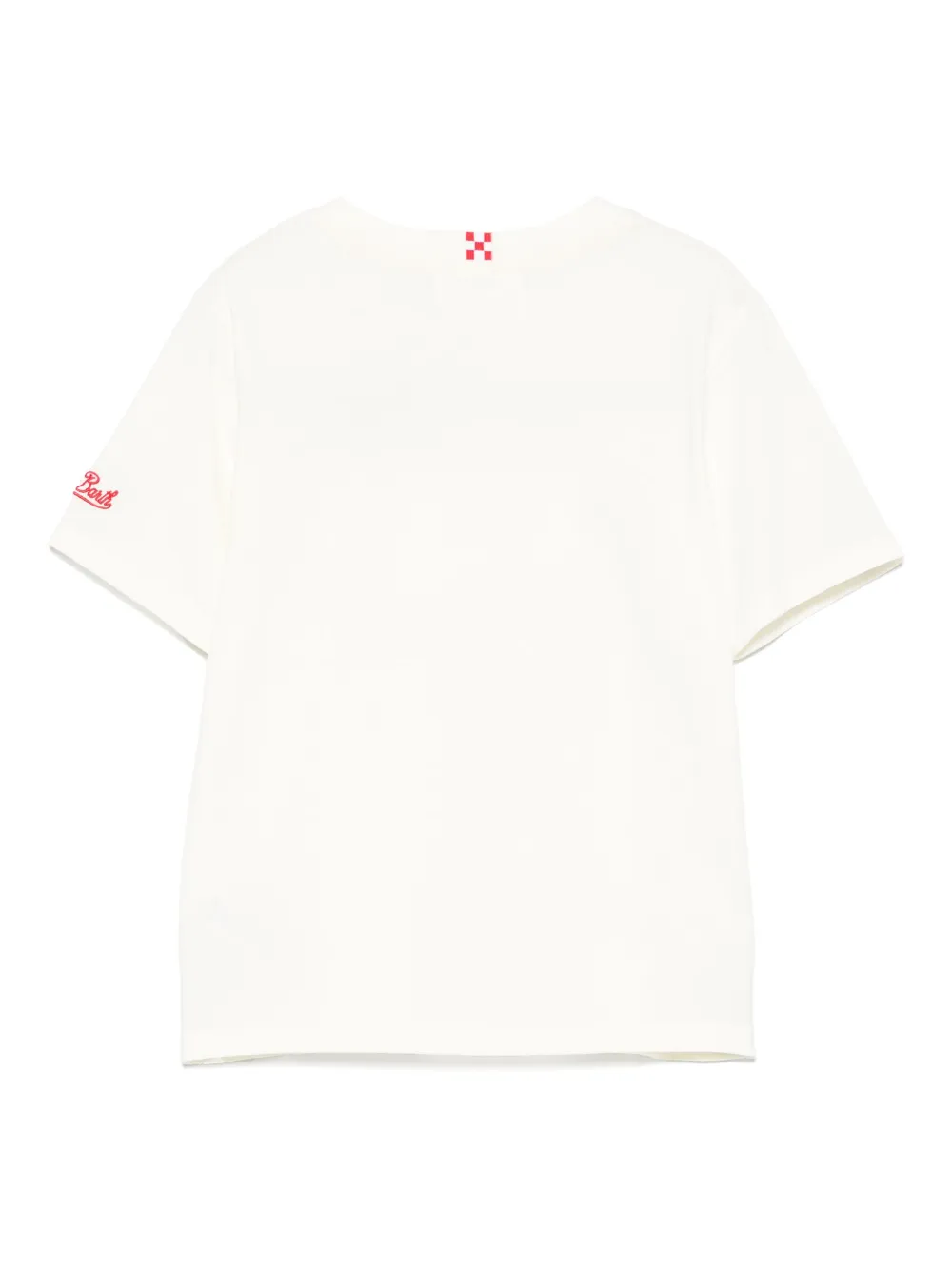 MC2 Saint Barth Kids T-shirt met print Beige