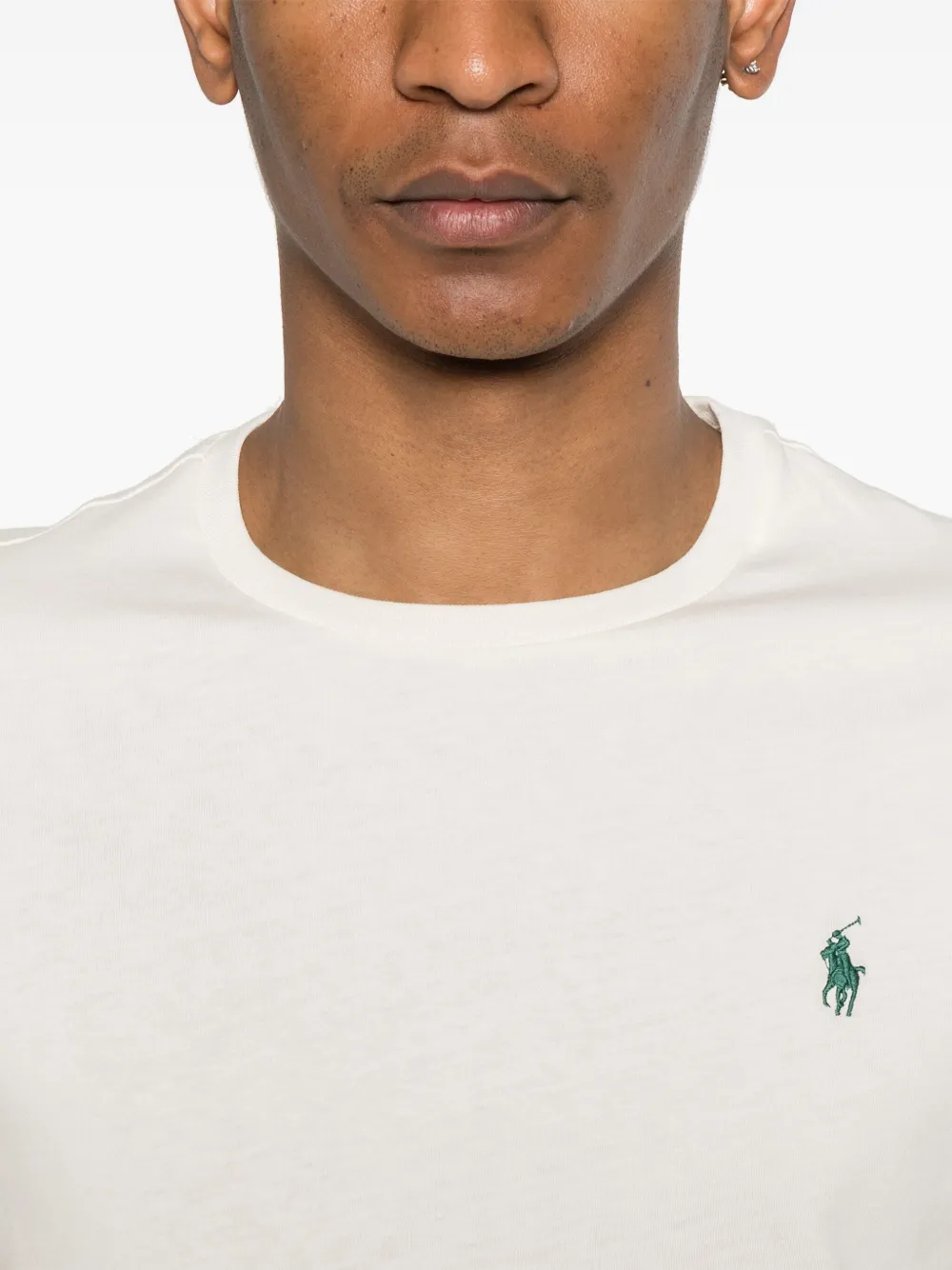 Polo Ralph Lauren T-shirt met borduurwerk Beige