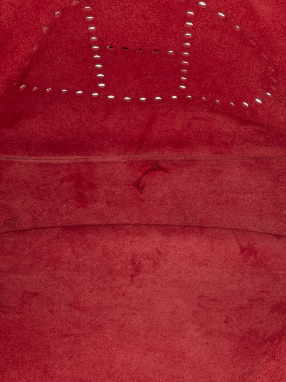 Pre-owned Hermes 2011 Clemence Evelyne Iii 29 Pm Crossbody Bag In Red