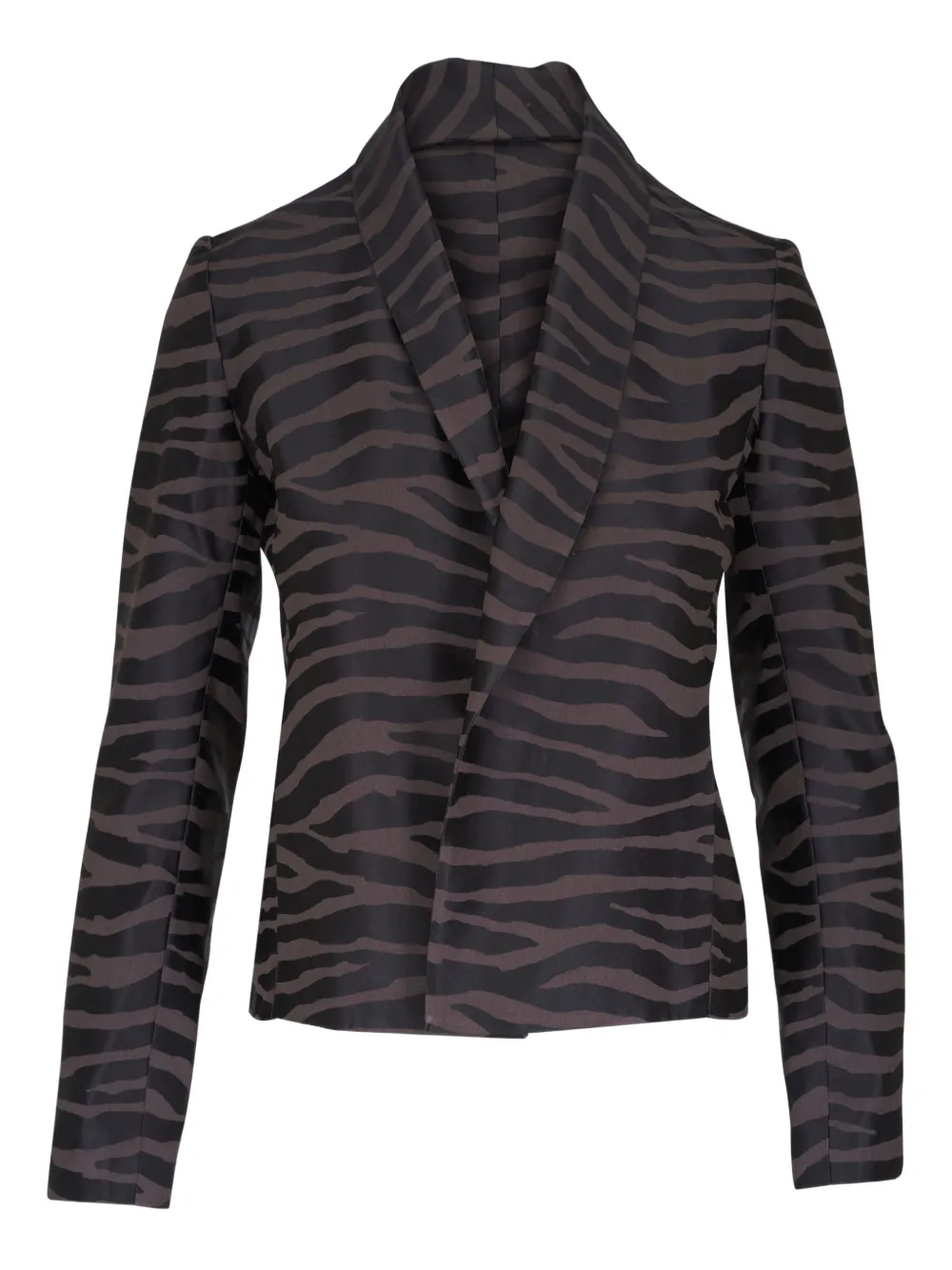 Peter Cohen zebra-print blazer | Black | Image 1
