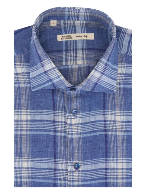 Maurizio Baldassari camisa con cuadros estampados