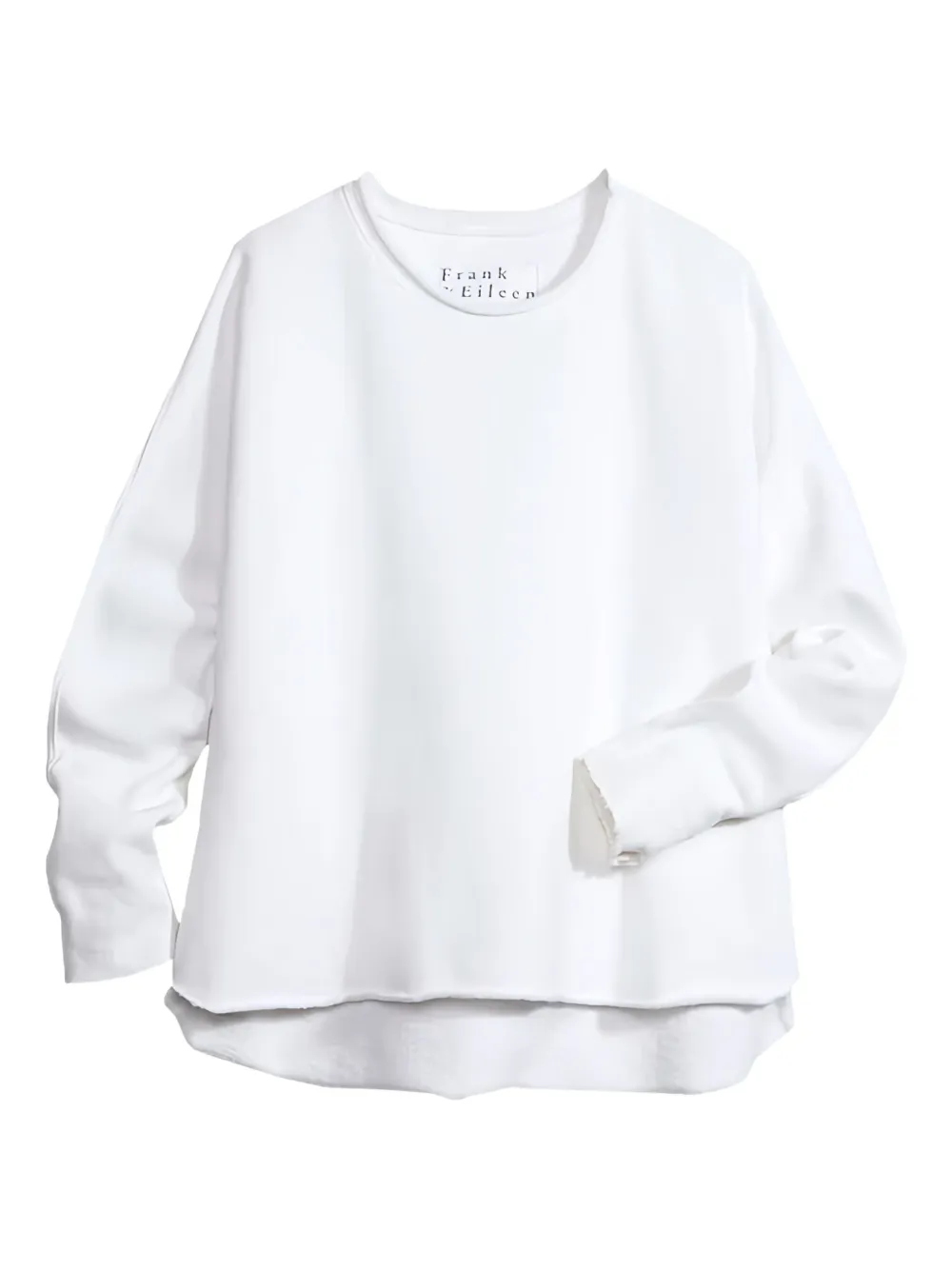 Frank & Eileen Long-sleeve Sweatshirt In White