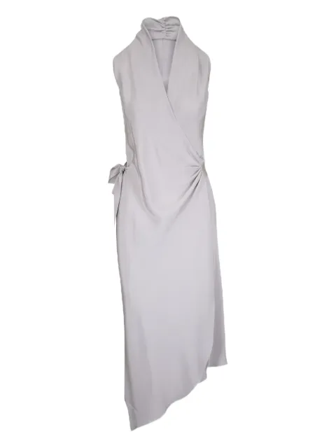 Peter Cohen wrap-detail midi dress