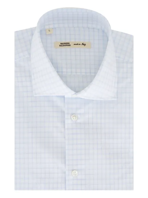Maurizio Baldassari camisa con estampado de cuadros