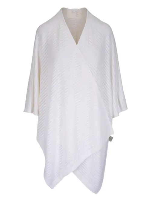 Poncho en lin - Kinross Cashmere - Modalova