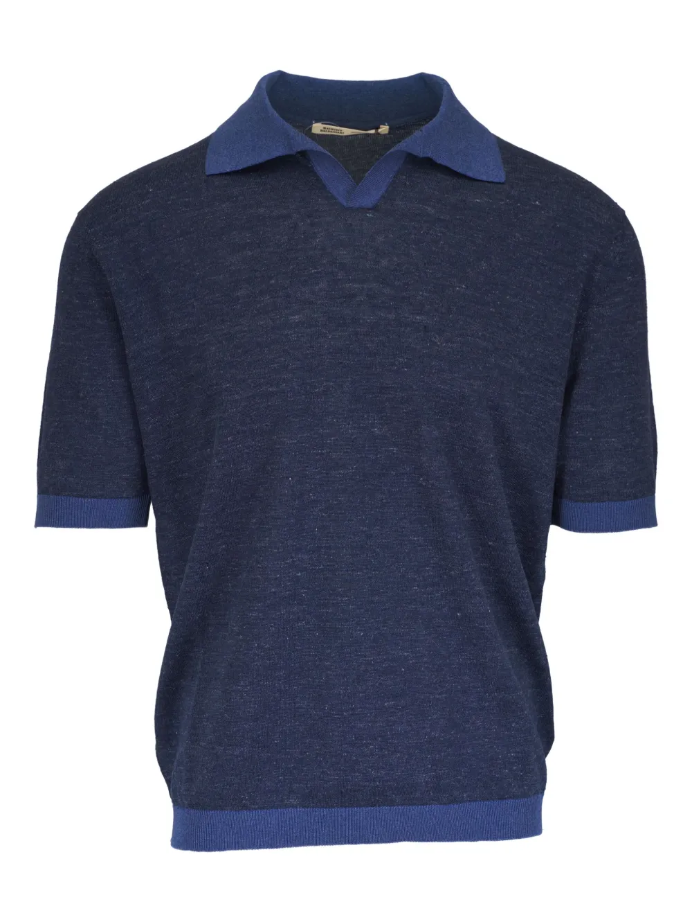 Maurizio Baldassari contrast-trim polo shirt | Blue | Image 1