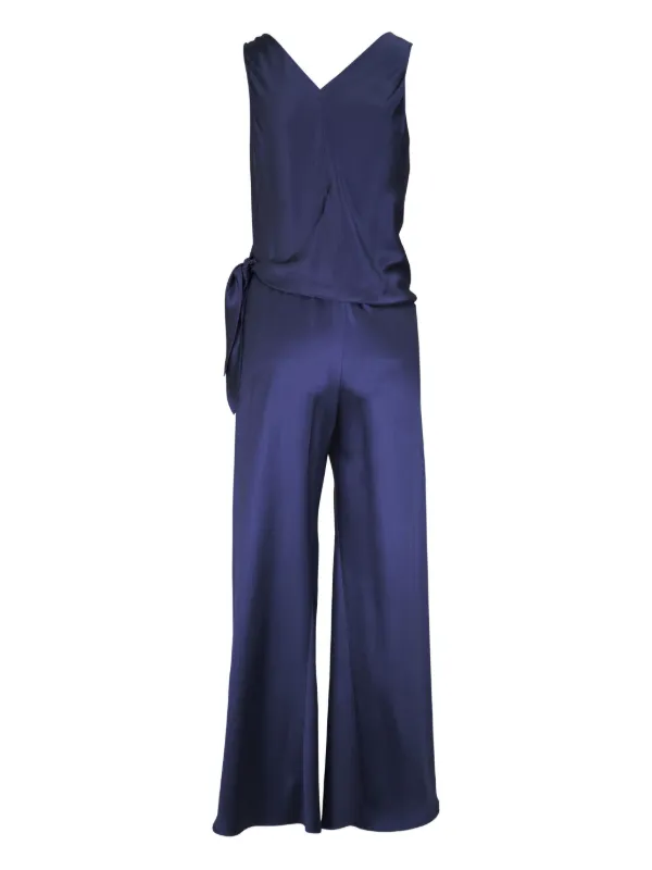 Peter Cohen Tuta Intera In Seta Blu FARFETCH IT