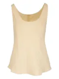 Peter Cohen scoop-neck sleeveless top - Neutrals