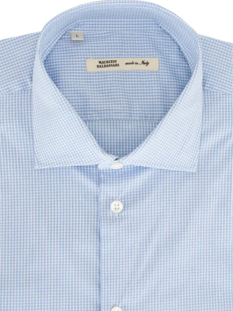 Maurizio Baldassari camisa con estampado de cuadros