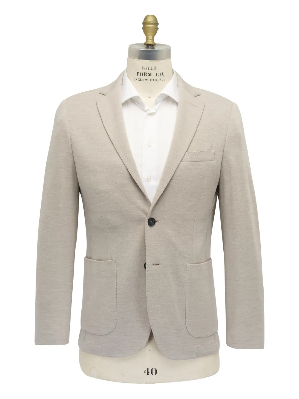 Maurizio Baldassari Patch-pocket Blazer In Neutral