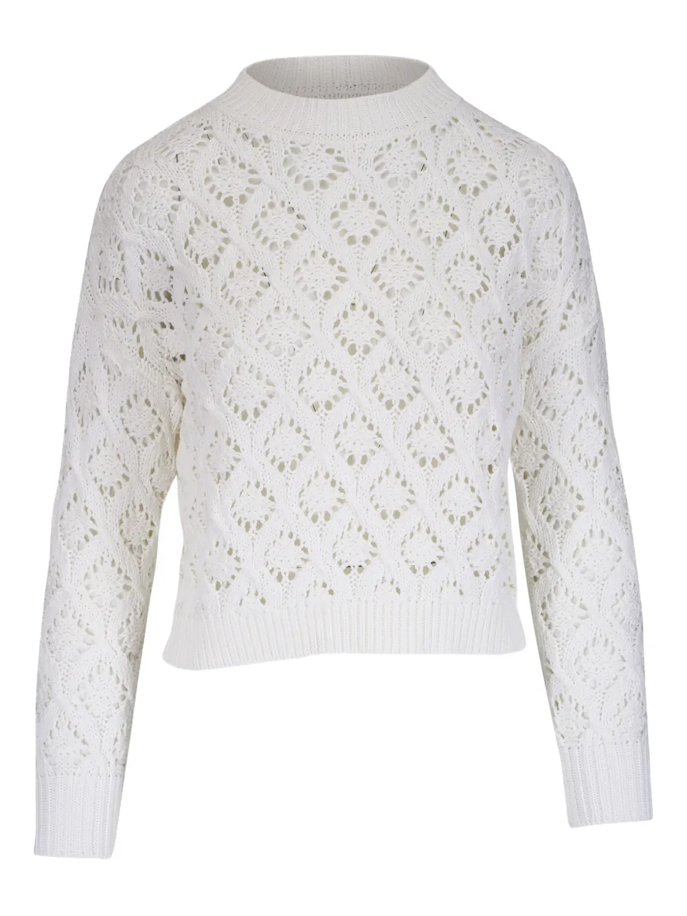 open-knit jumper