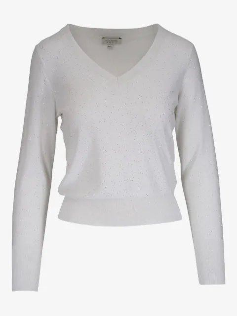 Kinross Cashmere pull à col v