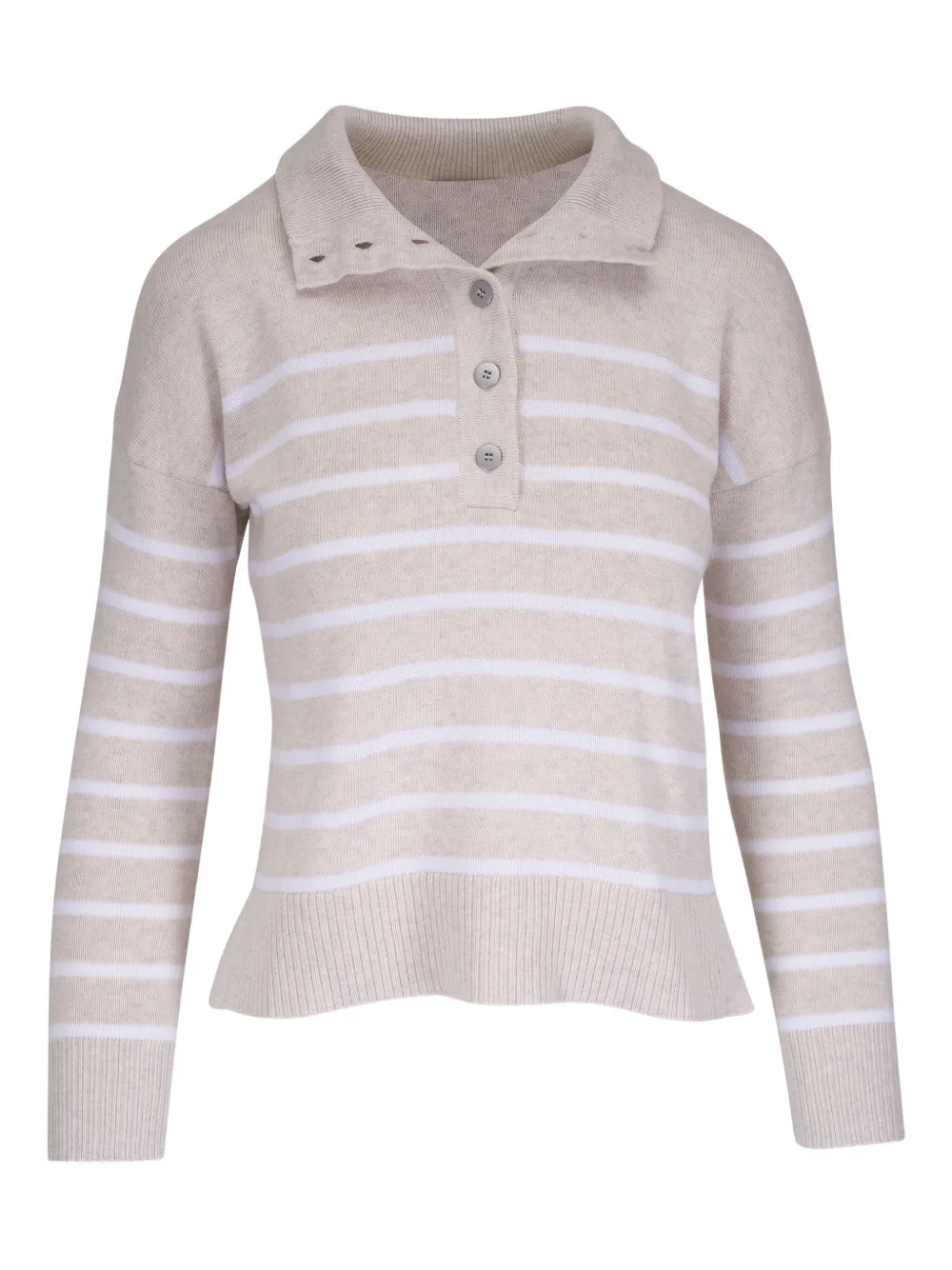 striped polo top