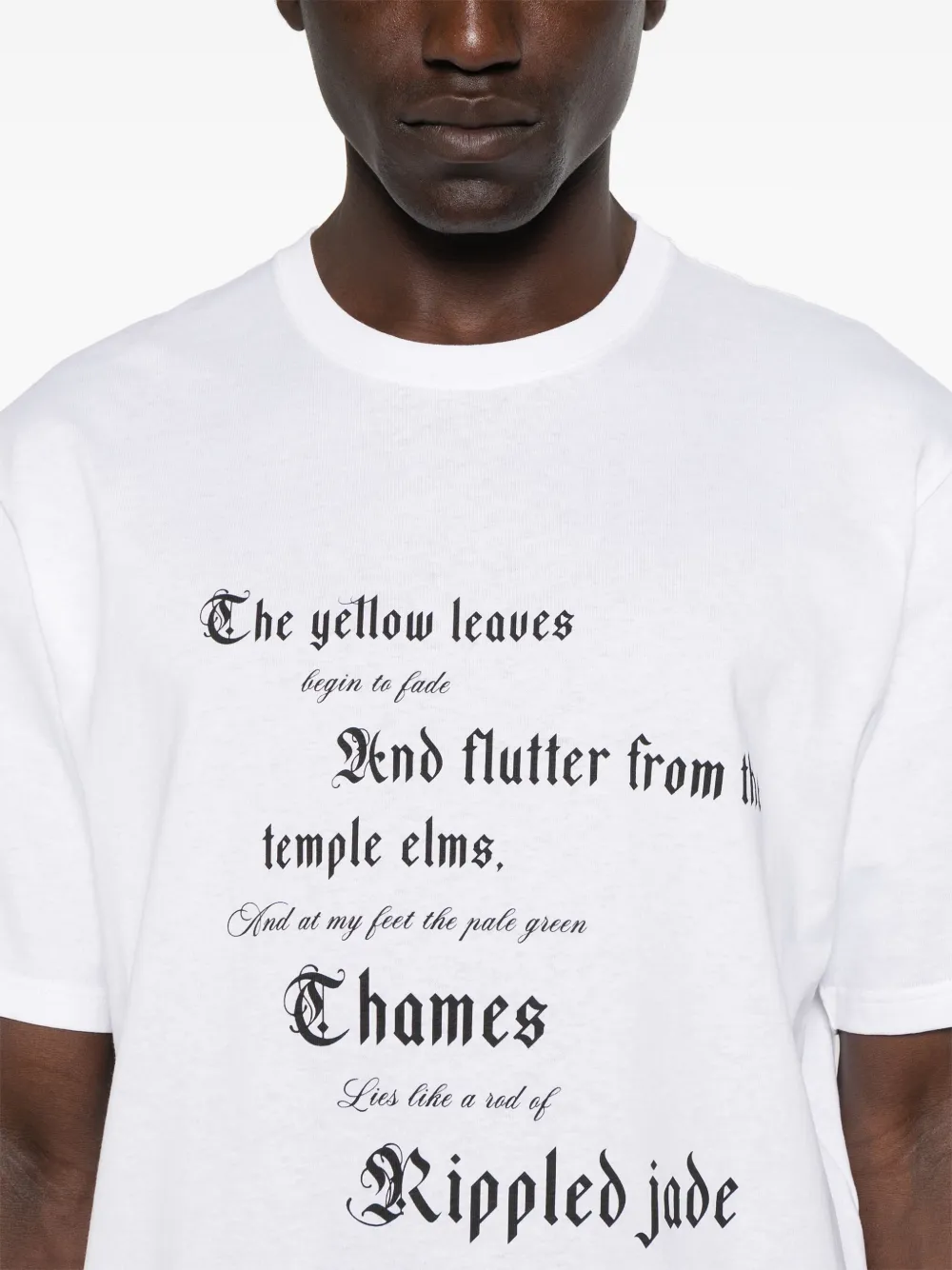 Alexander McQueen T-shirt met print Wit