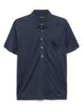 TOM FORD slub-texture polo shirt - Blue