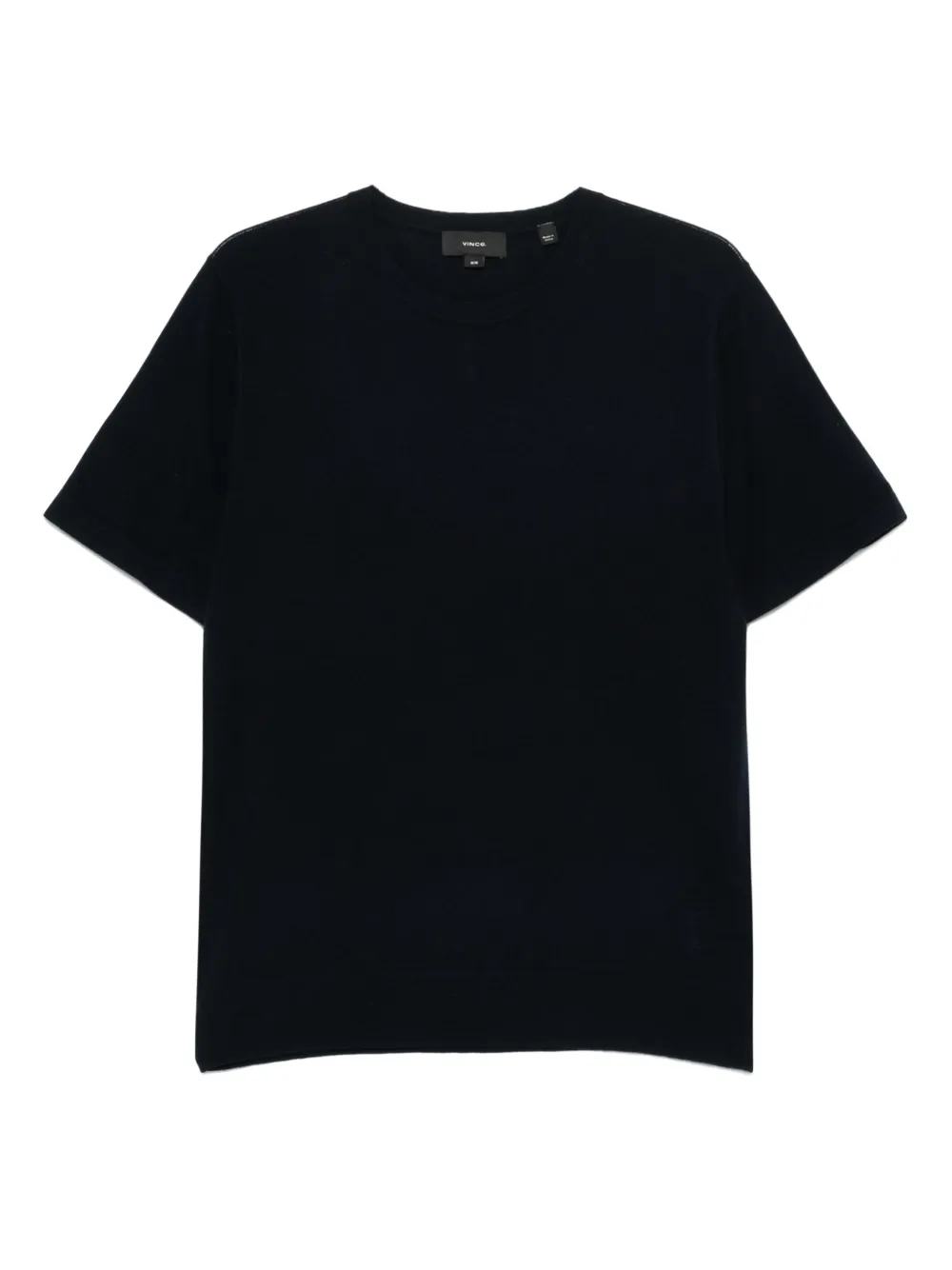 Vince Gebreid T-shirt Blauw