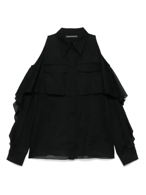 Alberta Ferretti top con botones