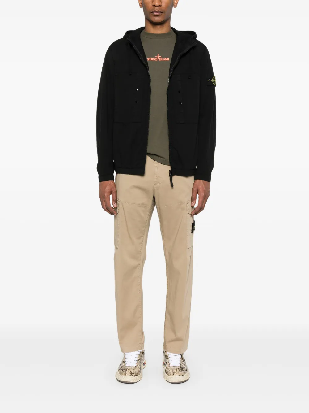 Stone Island Compass-badge jacket | Hooded Jackets | Image 2