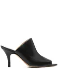 MM6 Maison Margiela 80mm leather mules - Black