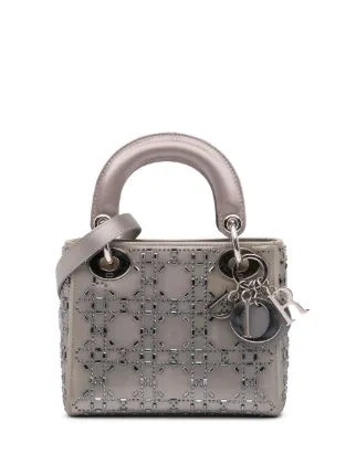 Christian Dior Pre-Owned 2018 ミニ サテン レディ ディオール