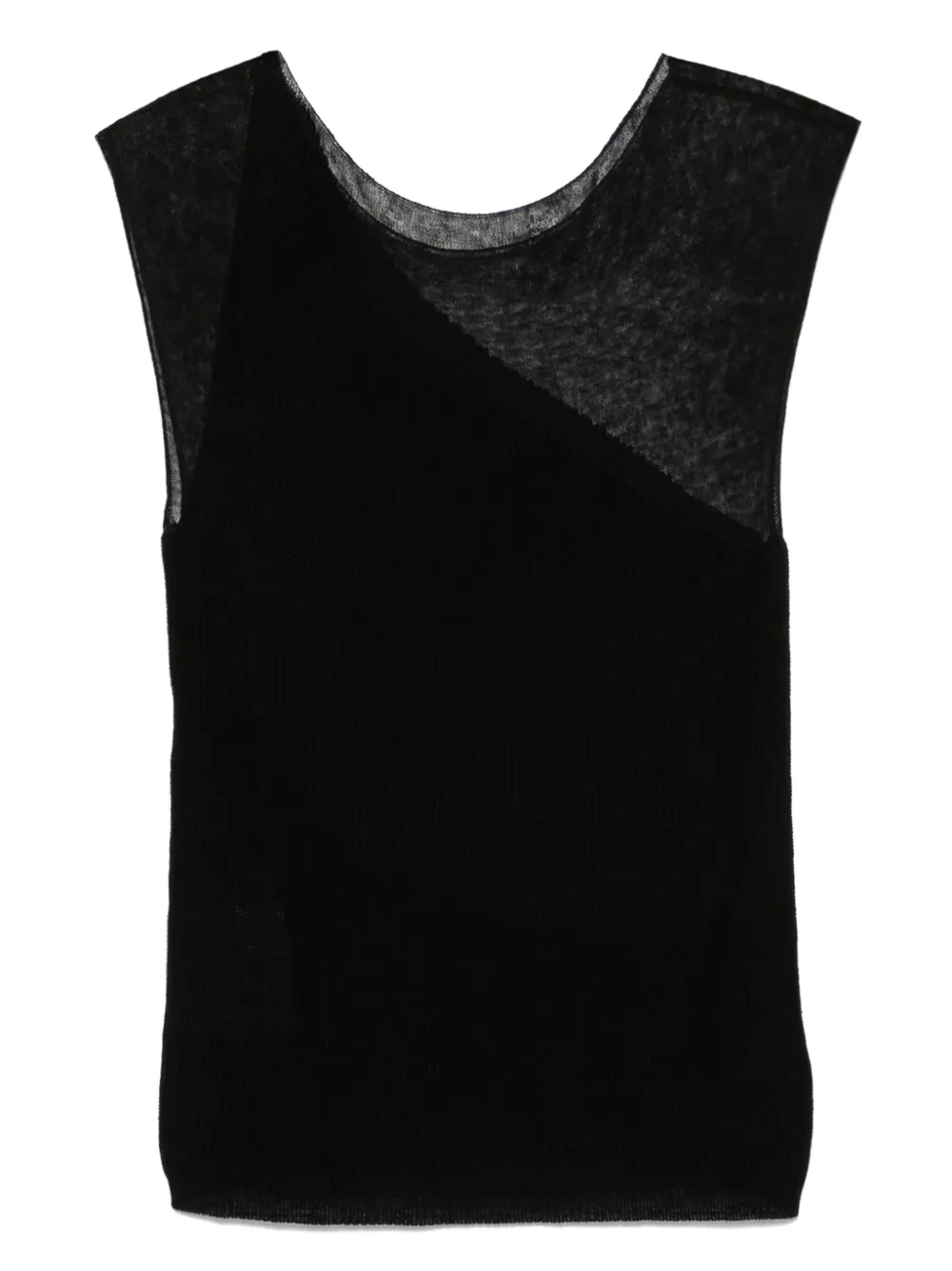 Paloma Wool double-layer top | Black | Image 1