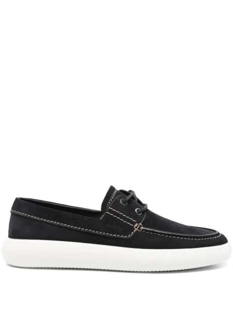 Brioni zapatos top sider de gamuza