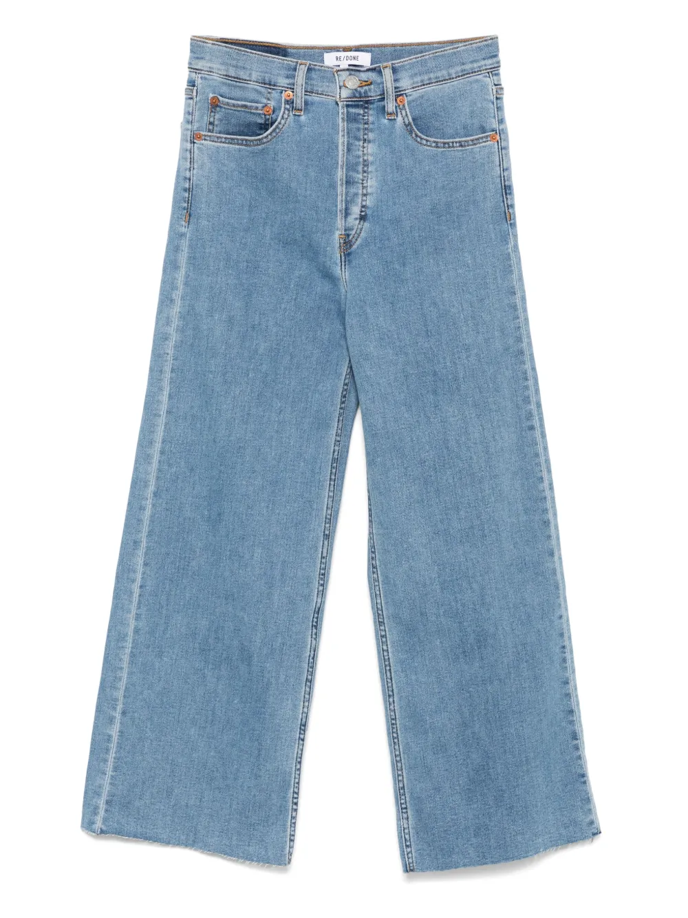 RE/DONE high-rise wide-leg jeans | Blue | Image 1