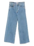 RE/DONE high-rise wide-leg jeans - Blue