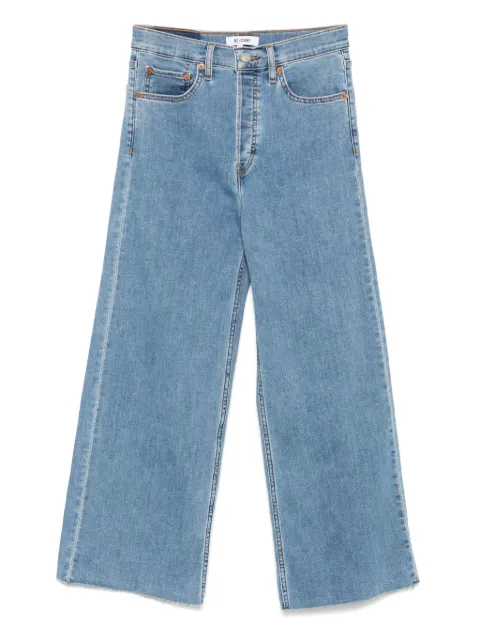 RE/DONE jeans anchos con tiro alto