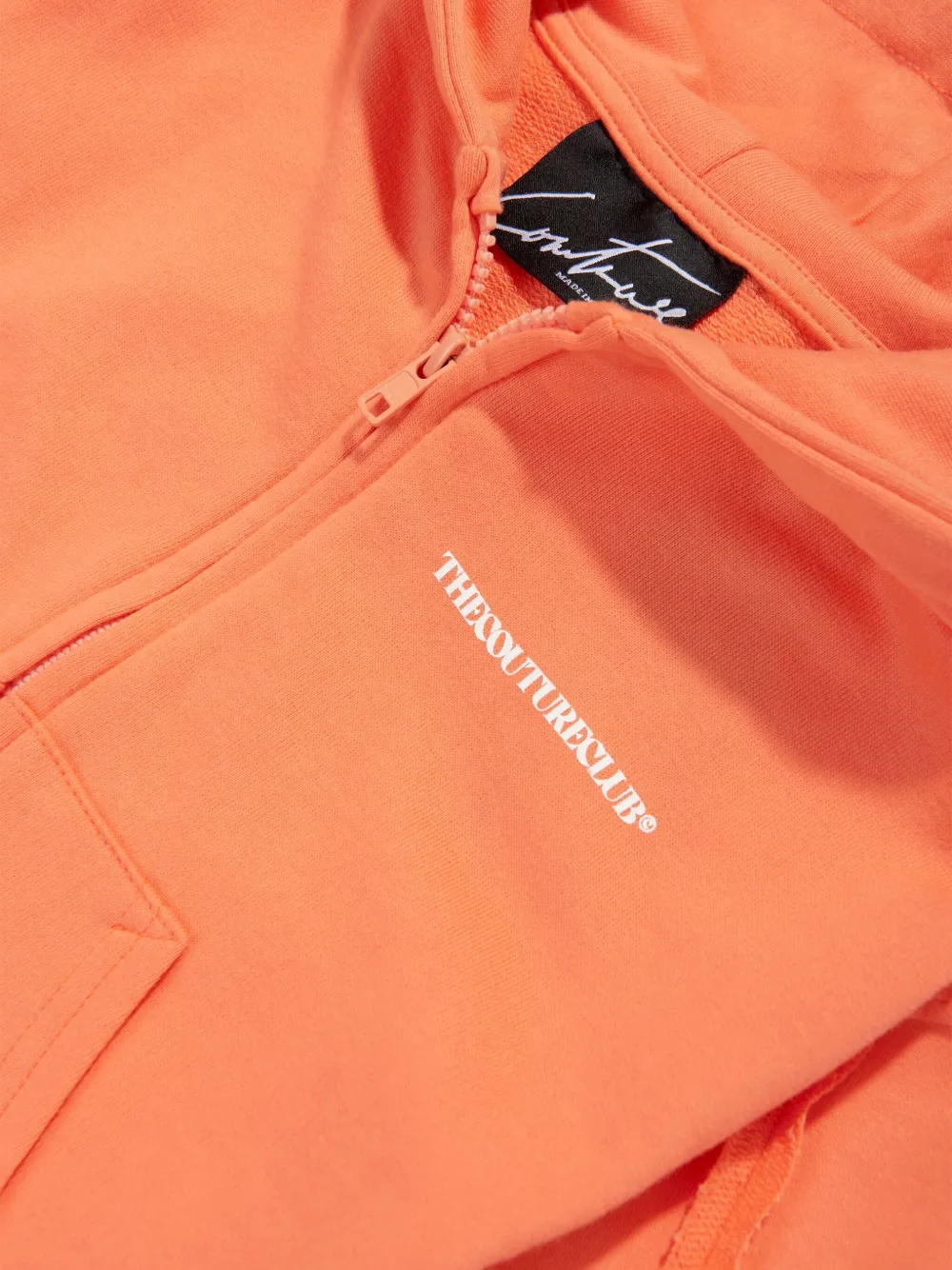 THE COUTURE CLUB KIDS Hoodie met logo ORANGE