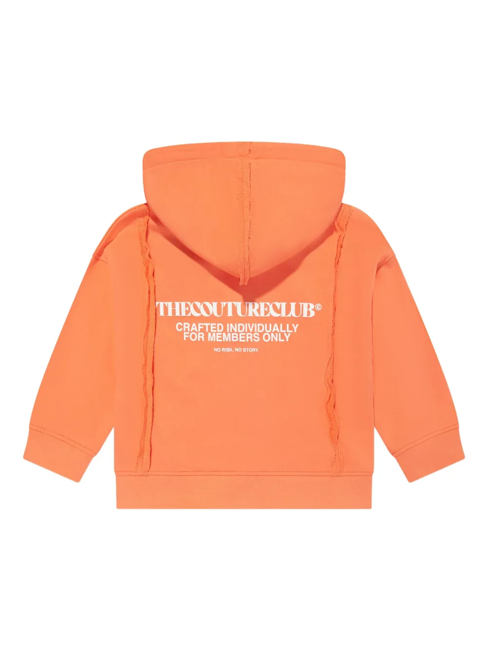 THE COUTURE CLUB KIDS Hoodie met logo ORANGE