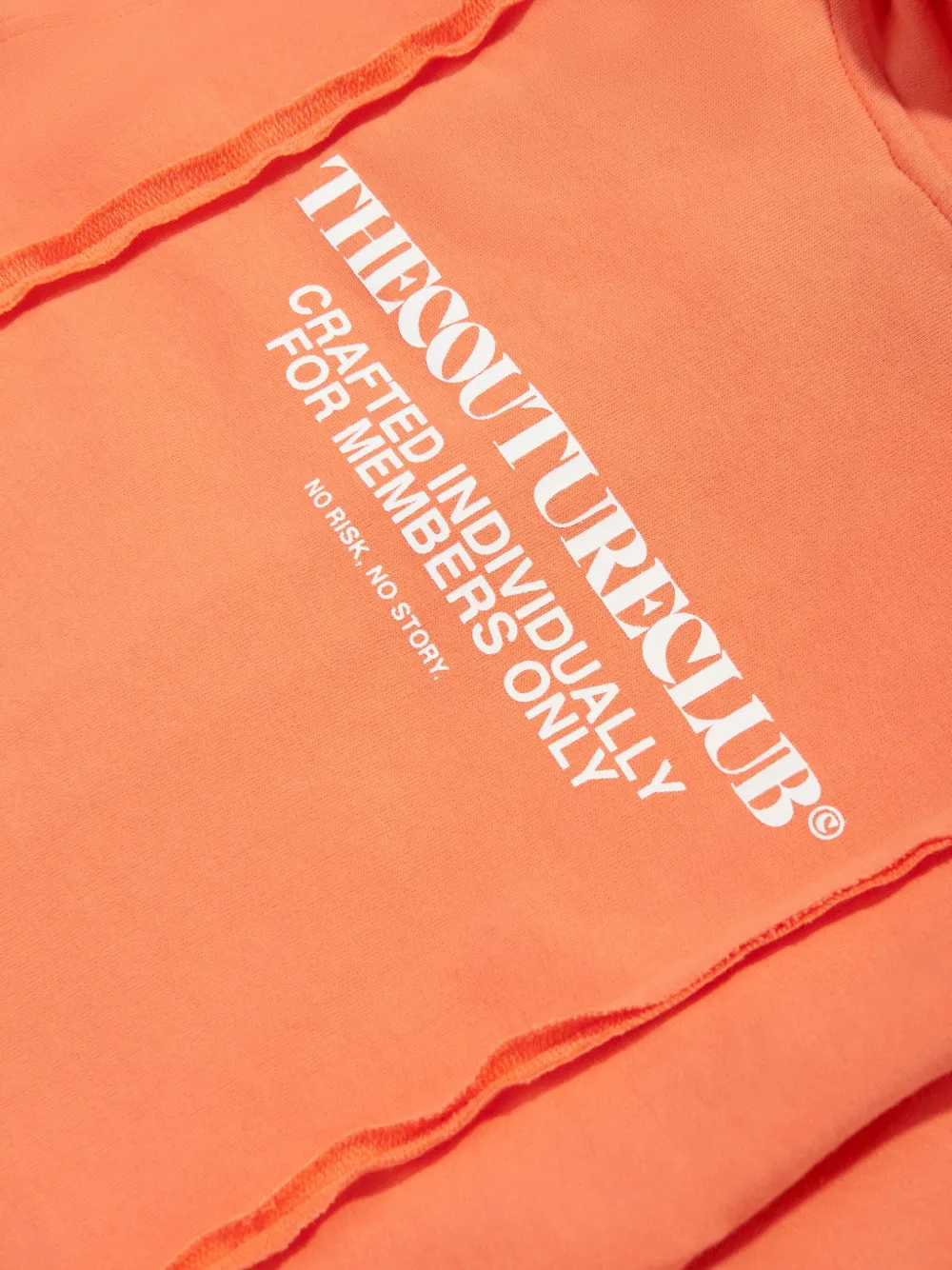 THE COUTURE CLUB KIDS Hoodie met logo ORANGE