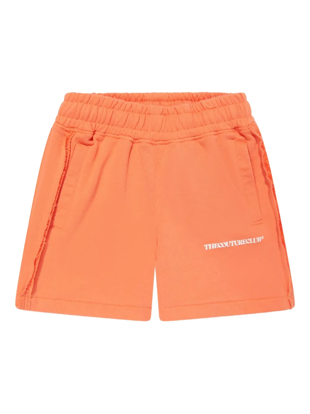 THE COUTURE CLUB KIDS seam-detail shorts | Orange | Image 1