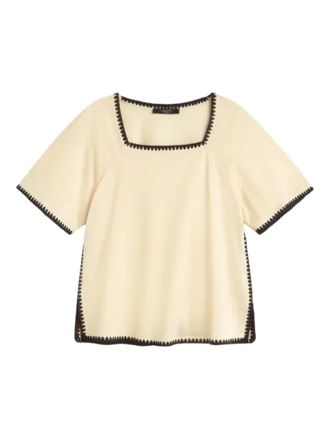 Weekend Max Mara square-neck short-sleeve top