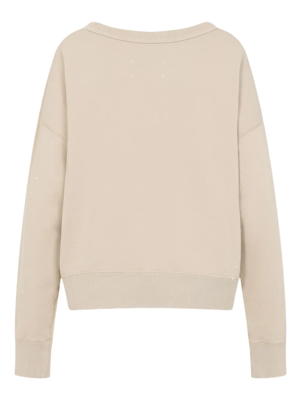 Maison Margiela Sweater met logoprint Beige