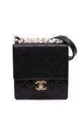 CHANEL Pre-Owned 2019 Small Lambskin Chic Pearls Flap crossbody bag - Black