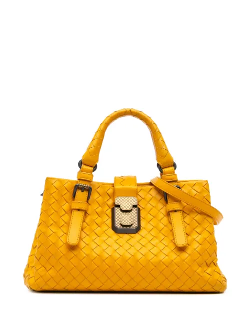 Mini sac à main Roma en cuir Nappa Intrecciato (2021-2024) - Bottega Veneta Pre-Owned - Modalova