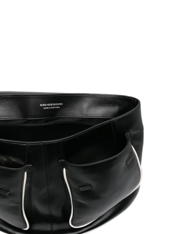 【正規店出品】KIKO KOSTADINOV WOMEN MEZULARI BAG ONYX BLACK Kiko Kostadinov Mezulari Cross Body Bag | Black | FARFETCH