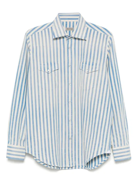 SARTORIO NAPOLI camisa con rayas estampadas