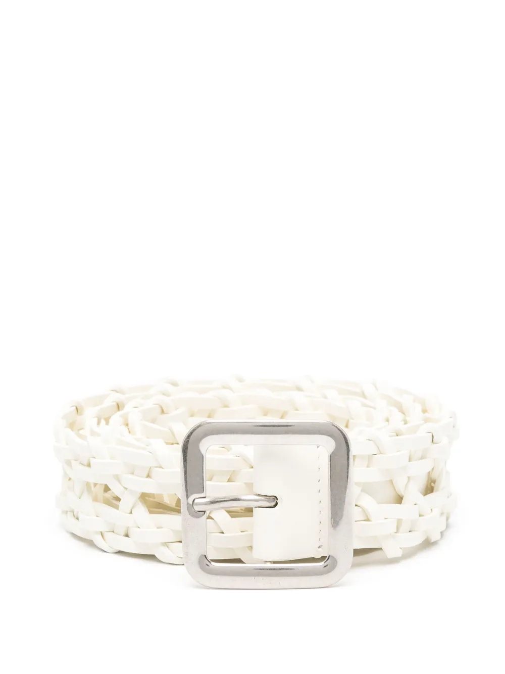 Jil Sander leather belt Wit