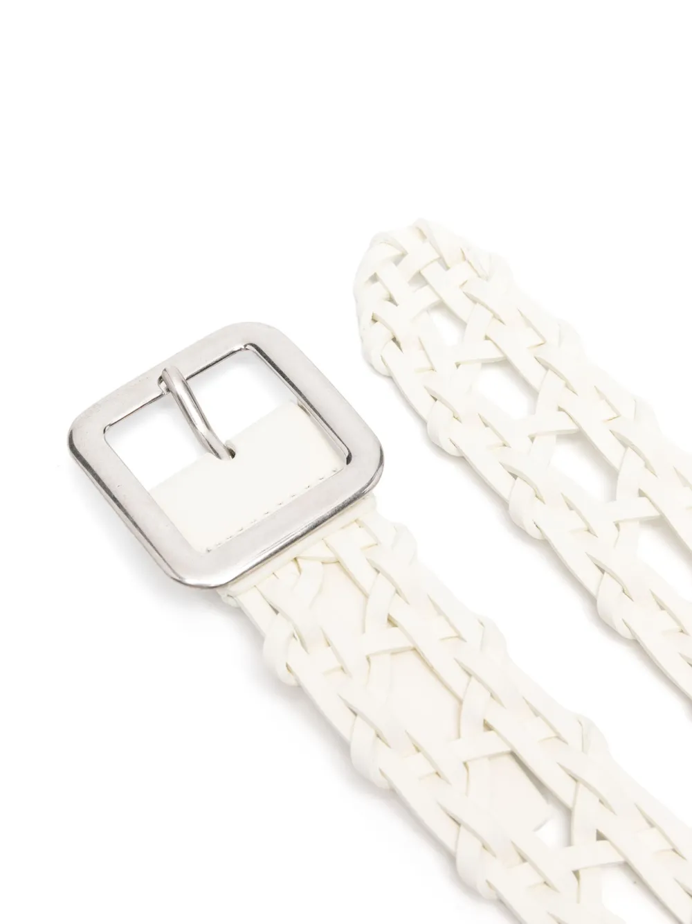 Jil Sander leather belt Wit