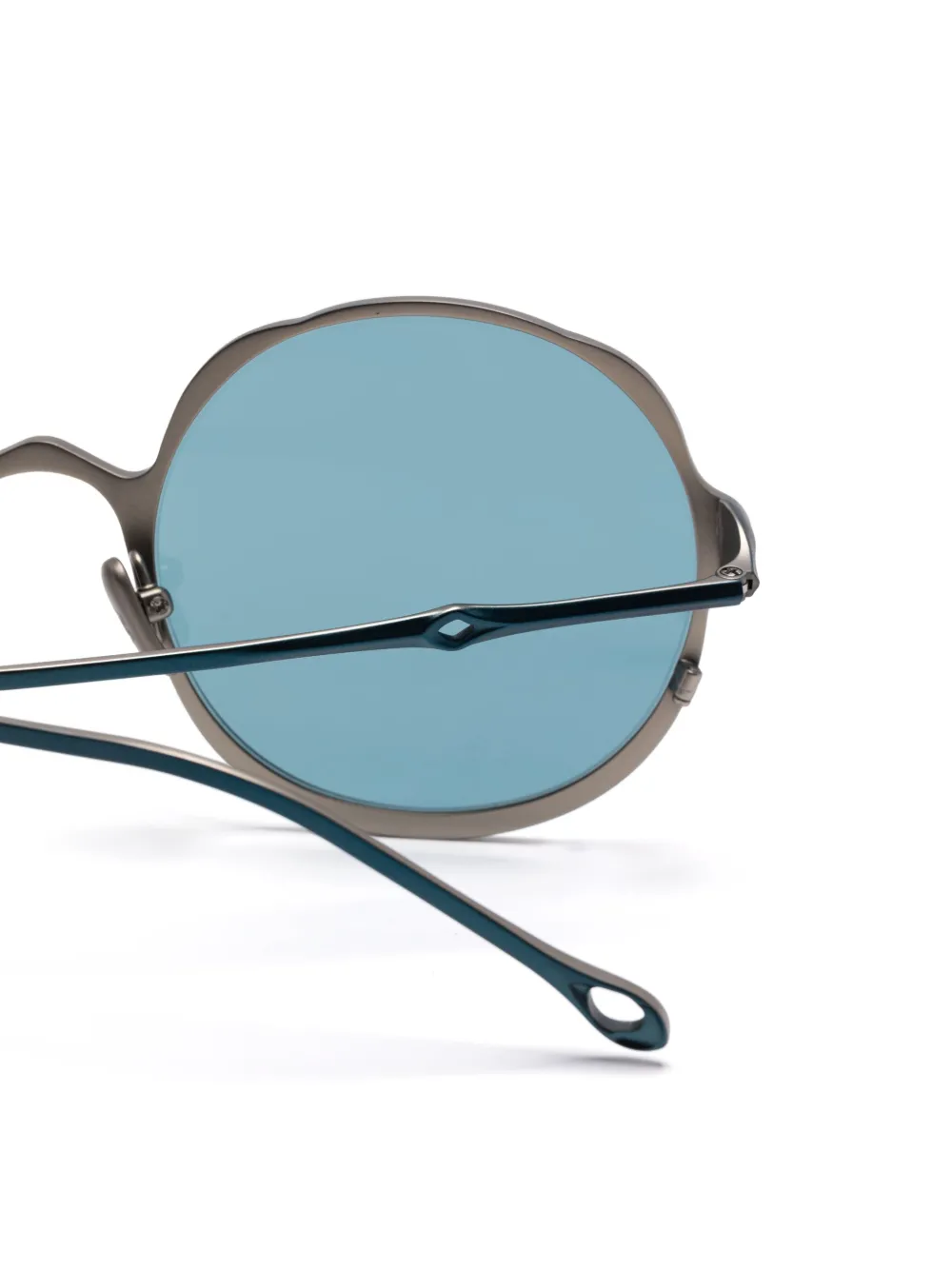 Rigards Zonnebril met rond montuur Blauw