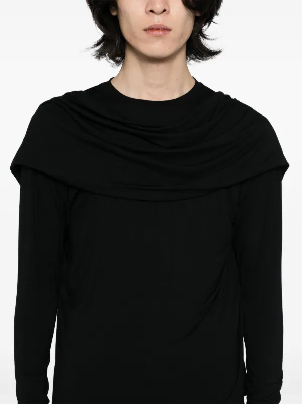 P.L.N. long-sleeve Shirt | Black | FARFETCH JO