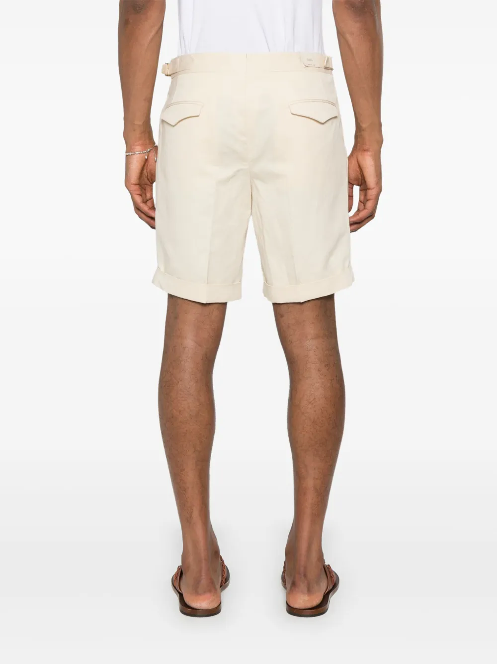Briglia 1949 Geplooide shorts Beige