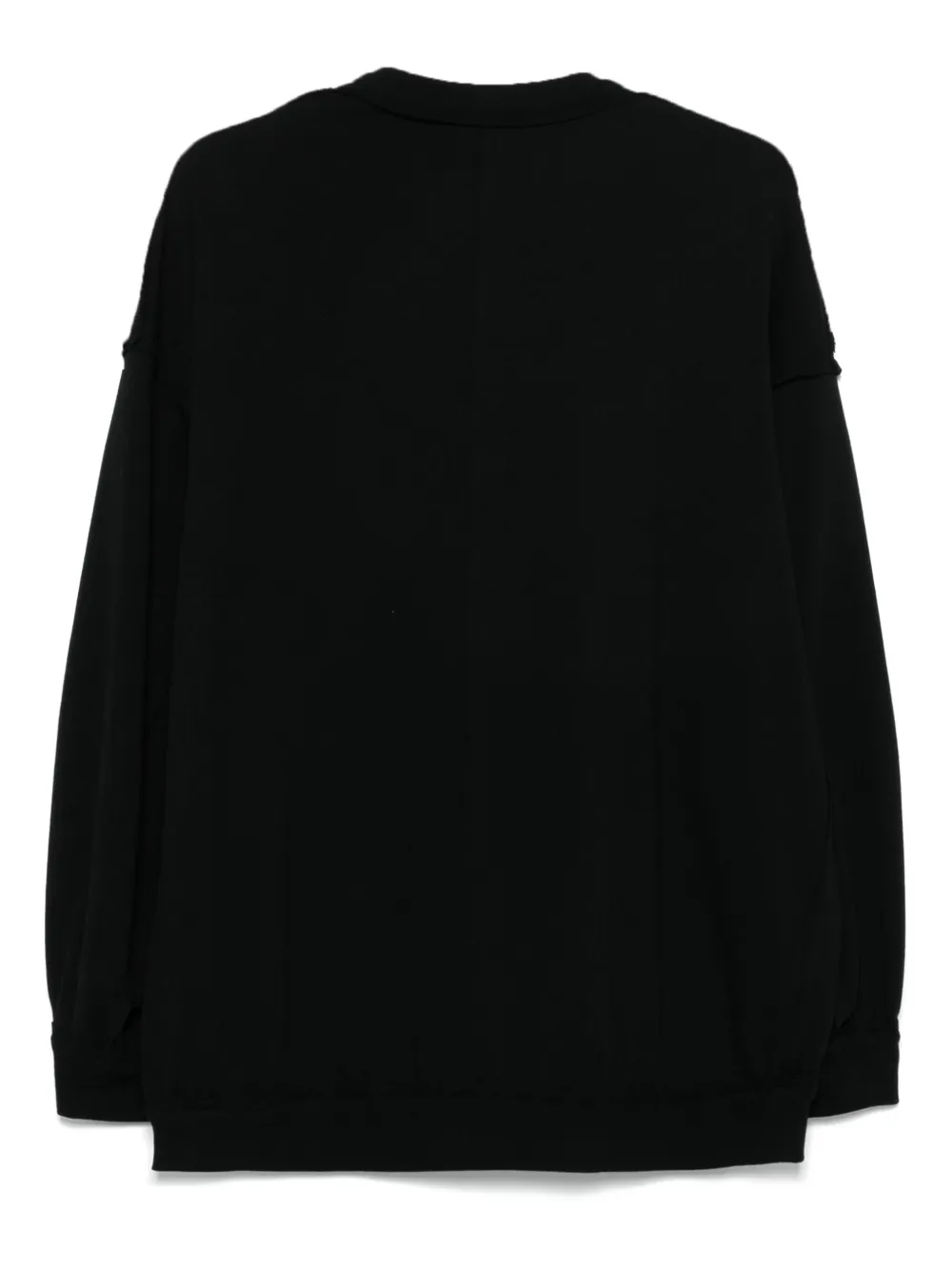 Undercover Sweater met patch - Zwart